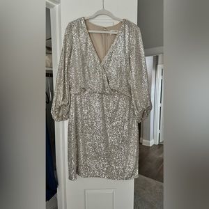 Eliza J Size 16 Sequin Cocktail Dress